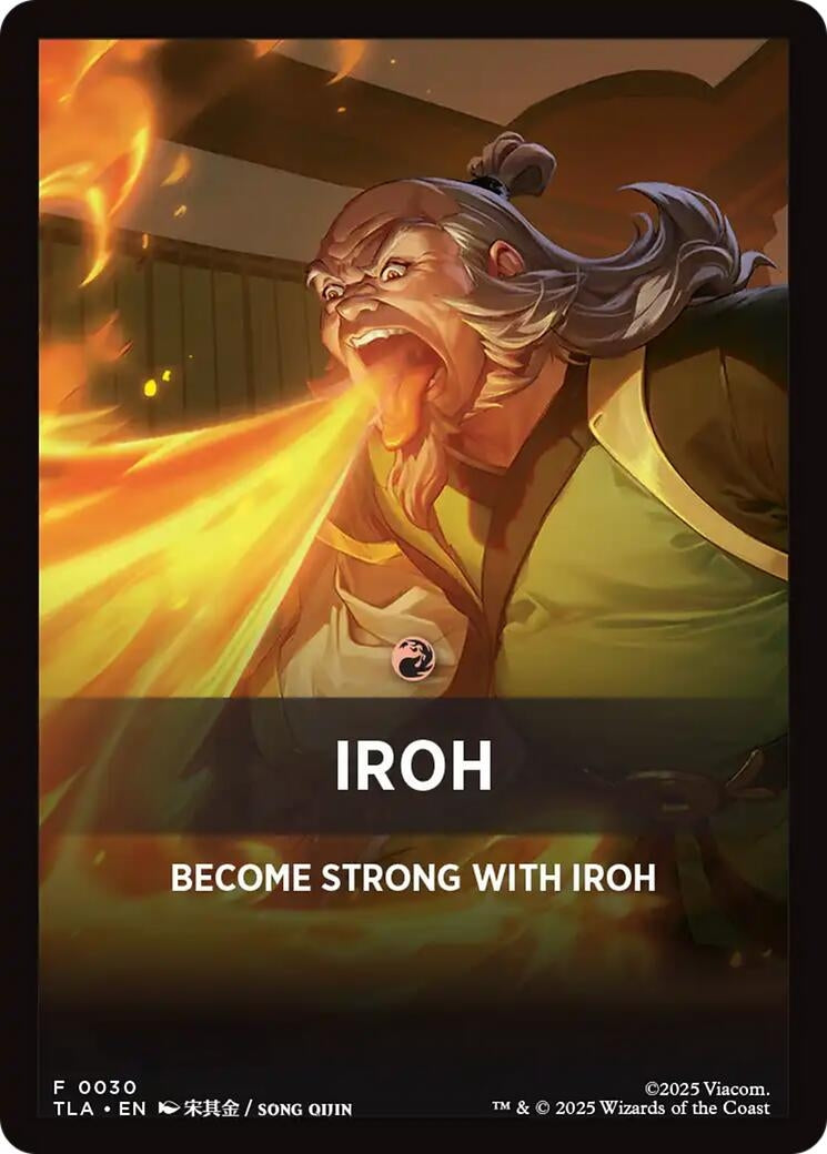Image for Iroh Theme Card (30) (Avatar: The Last Airbender) - Magic: The Gathering