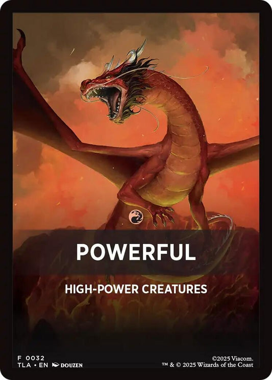 Image for Powerful Theme Card (32) (Avatar: The Last Airbender) - Magic: The Gathering