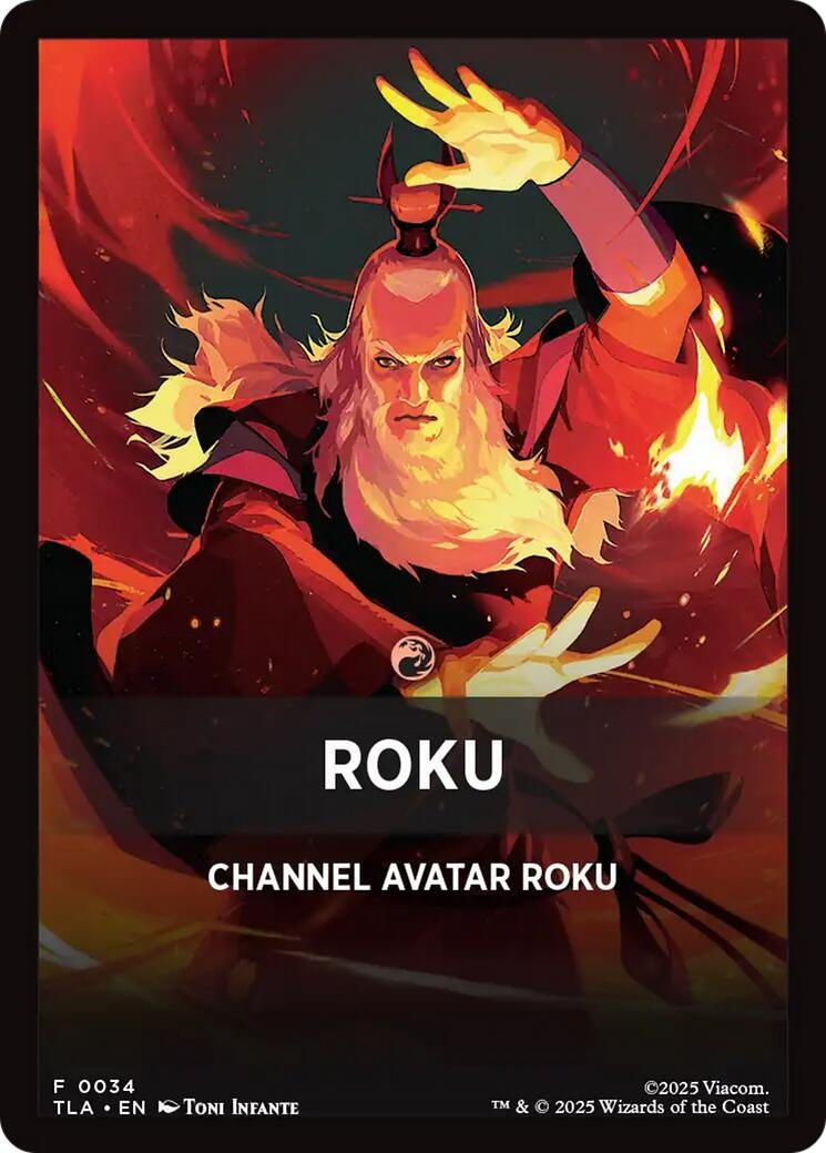 Image for Roku Theme Card (34) (Avatar: The Last Airbender) - Magic: The Gathering