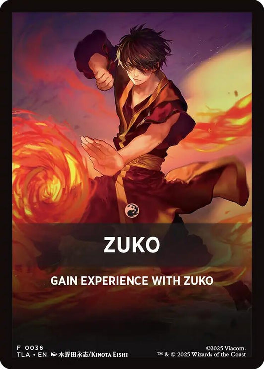 Image for Zuko Theme Card (36) (Avatar: The Last Airbender) - Magic: The Gathering