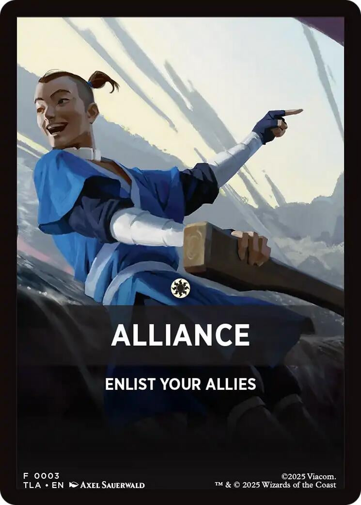 Image for Alliance Theme Card (3) (Avatar: The Last Airbender) - Magic: The Gathering