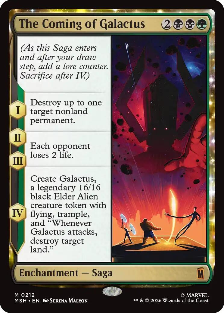 Image for The Coming of Galactus (212) (Marvel Super Heroes) - Magic: The Gathering