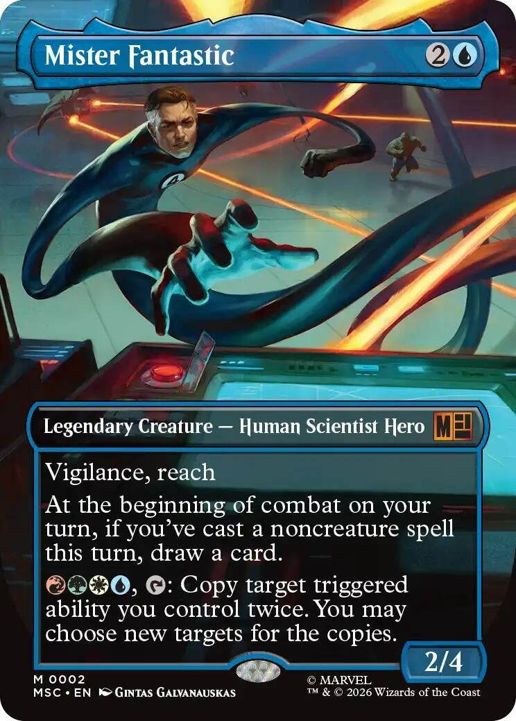 Image for Mister Fantastic (Borderless) (2) (Marvel Super Heroes) - Magic: The Gathering