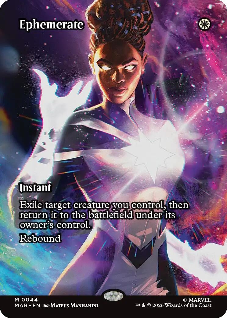 Image for Ephemerate (Borderless) (44) (Marvel Universe Eternal-Legal) - Magic: The Gathering