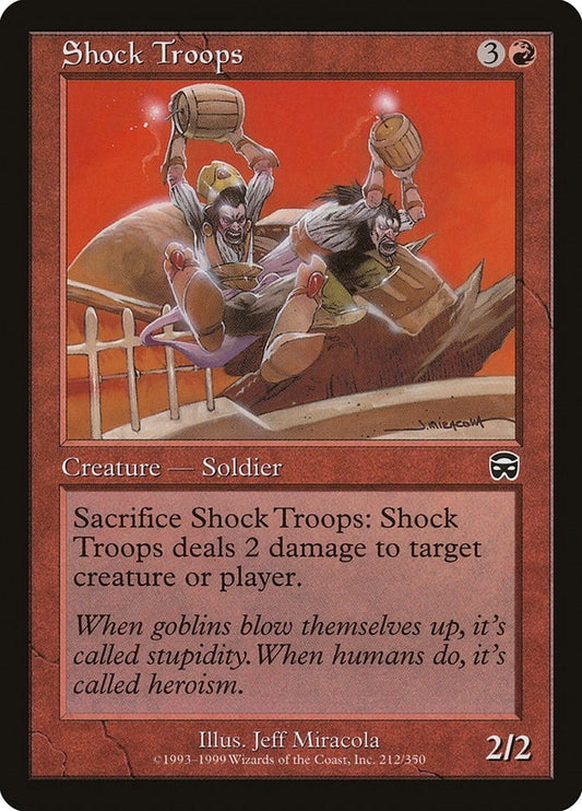 Image for Shock Troops (212) (Mercadian Masques) - Magic: The Gathering