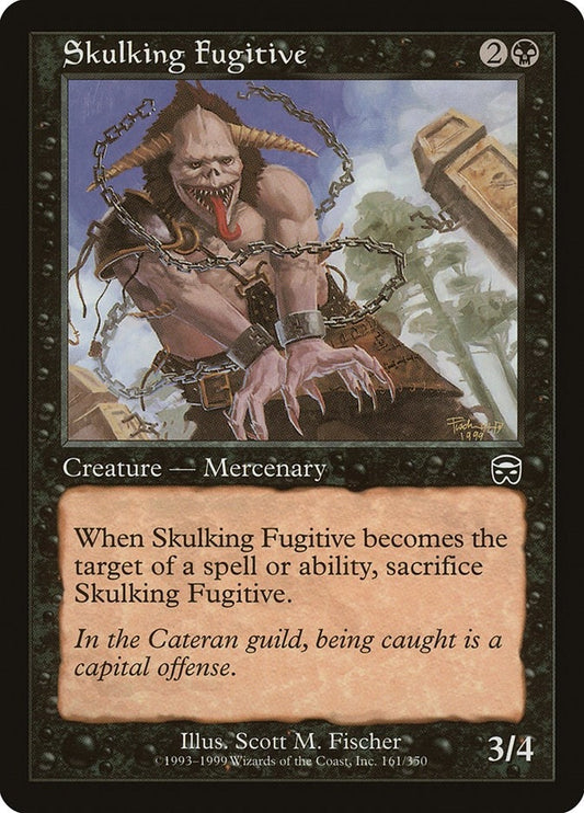 Image for Skulking Fugitive (161) (Mercadian Masques) - Magic: The Gathering