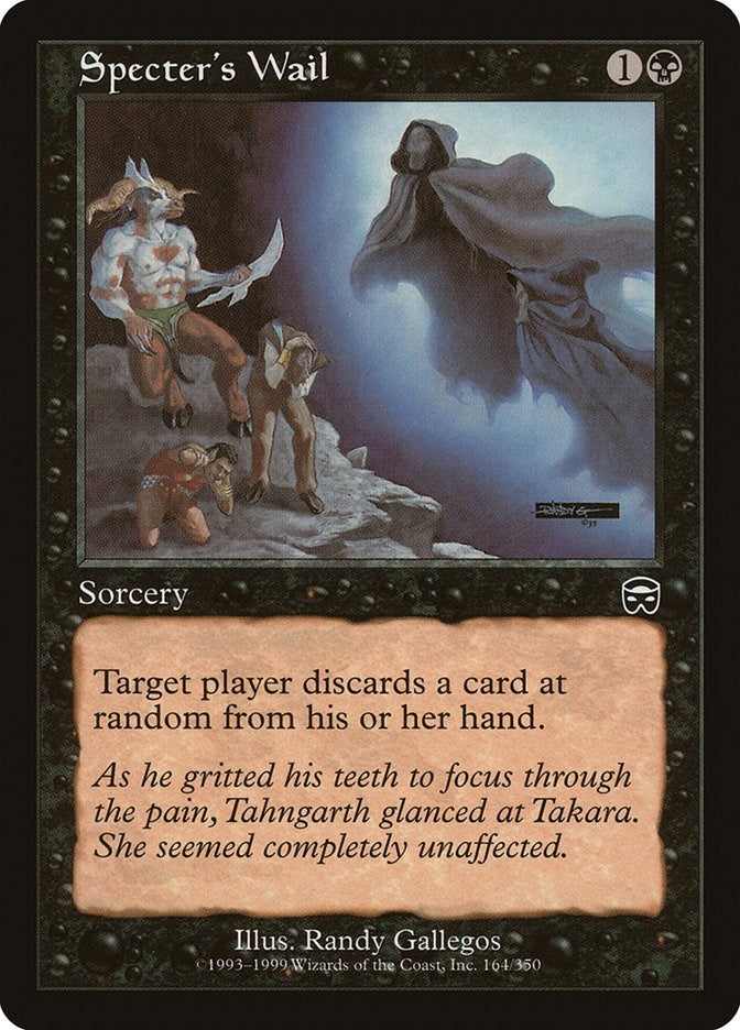 Image for Specter's Wail (164) (Mercadian Masques) - Magic: The Gathering