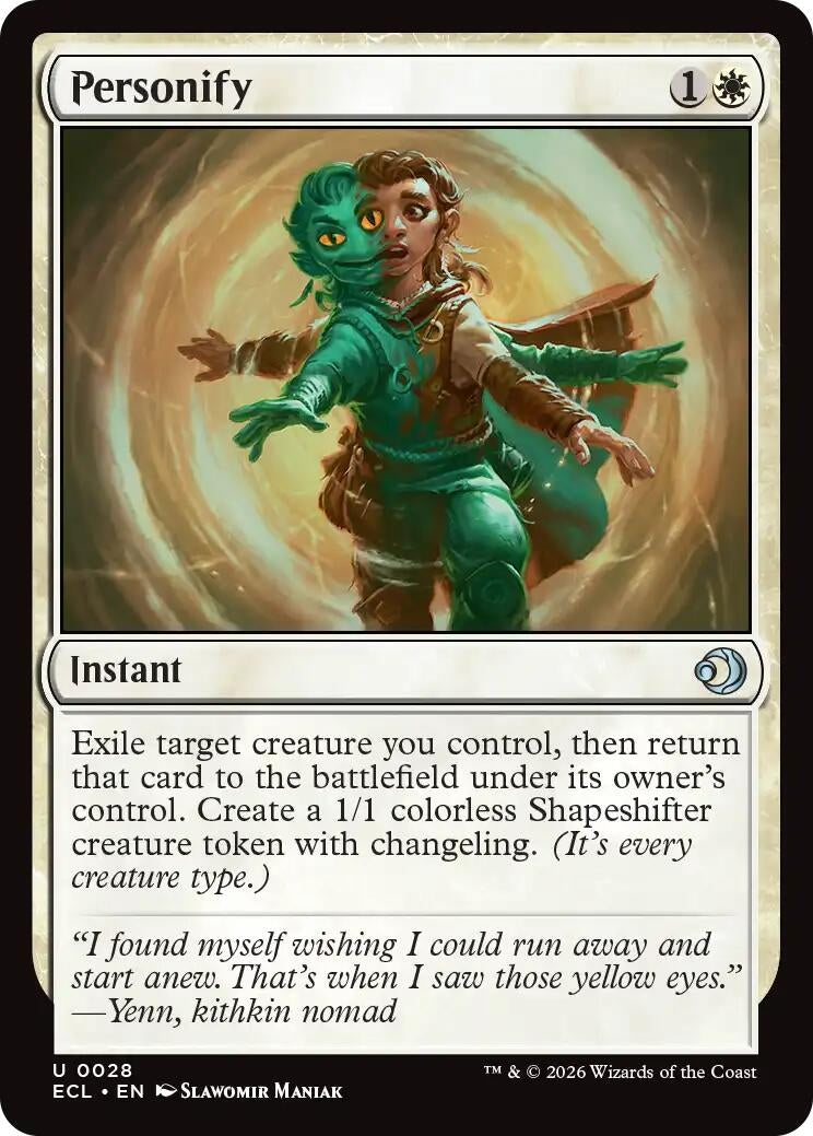 Image for Personify (28) (Lorwyn Eclipsed) - Magic: The Gathering