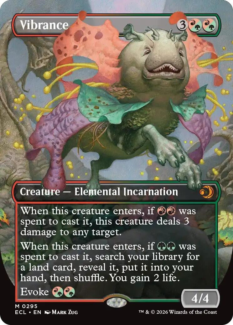 Image for Vibrance (Borderless) (295) (Lorwyn Eclipsed) - Magic: The Gathering
