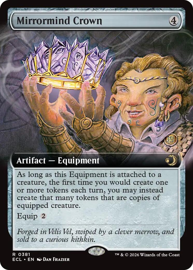 Image for Mirrormind Crown (Extended Art) (381) (Lorwyn Eclipsed) - Magic: The Gathering