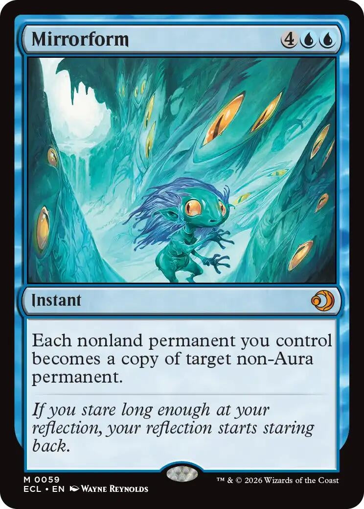 Image for Mirrorform (59) (Lorwyn Eclipsed) - Magic: The Gathering