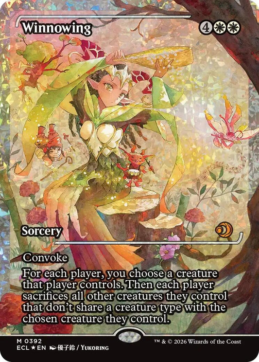 Image for Winnowing (Showcase) (Fracture Foil) (392) (Lorwyn Eclipsed) - Magic: The Gathering