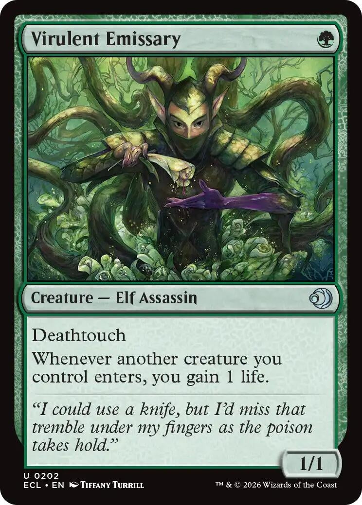 Image for Virulent Emissary (202) (Lorwyn Eclipsed) - Magic: The Gathering