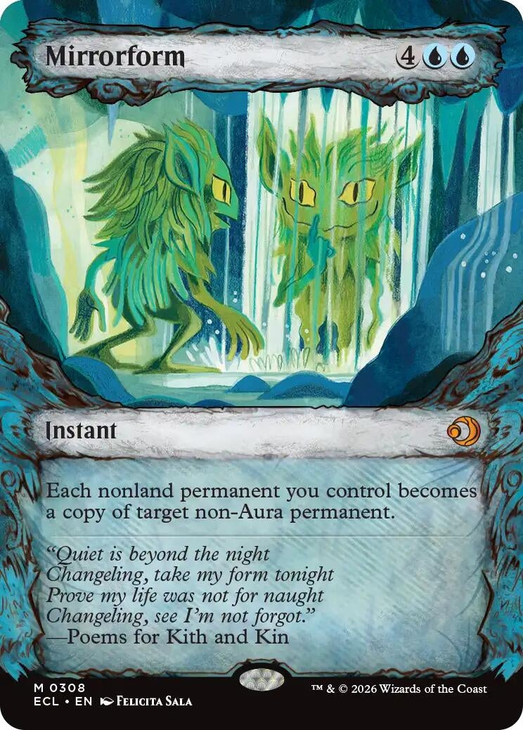 Image for Mirrorform (Showcase) (308) (Lorwyn Eclipsed) - Magic: The Gathering