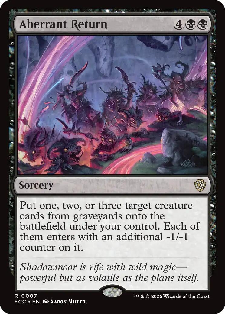 Image for Aberrant Return (7) (Lorwyn Eclipsed) - Magic: The Gathering