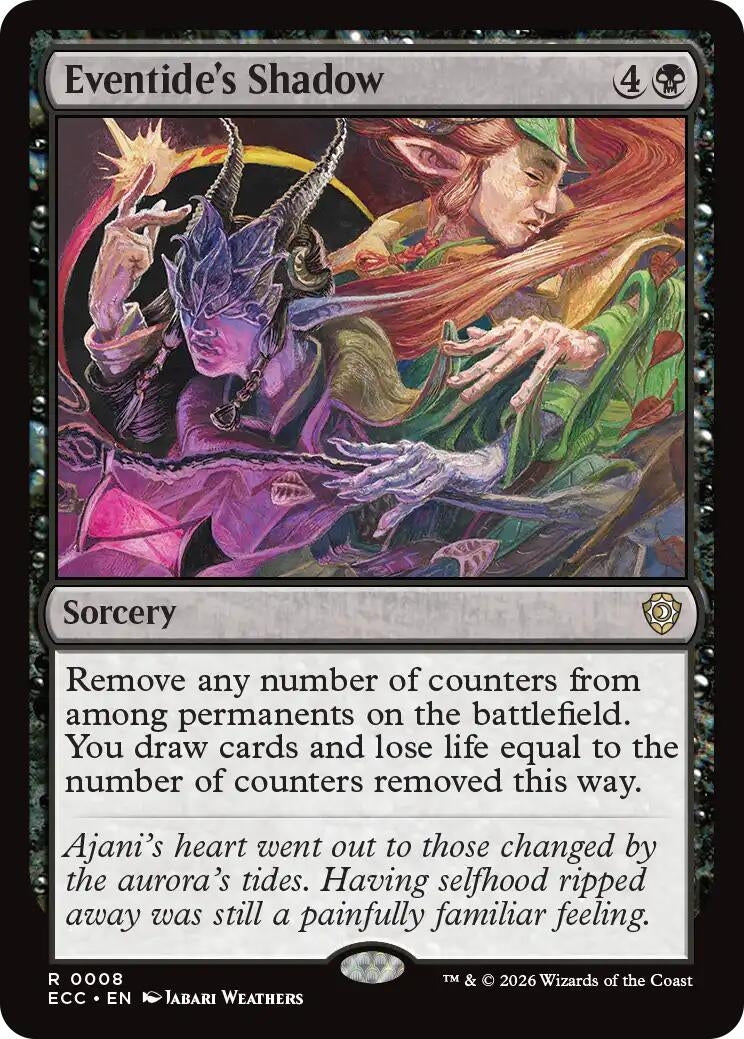 Image for Eventide's Shadow (8) (Lorwyn Eclipsed) - Magic: The Gathering