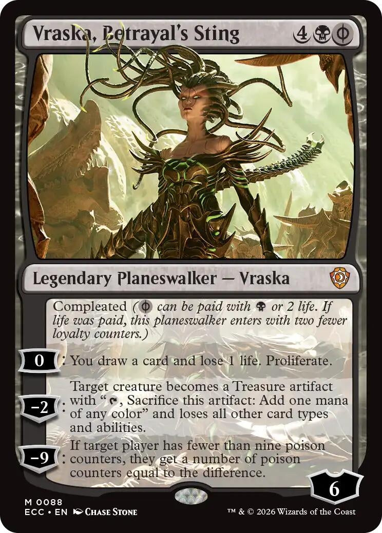 Image for Vraska, Betrayal's Sting (88) (Lorwyn Eclipsed) - Magic: The Gathering