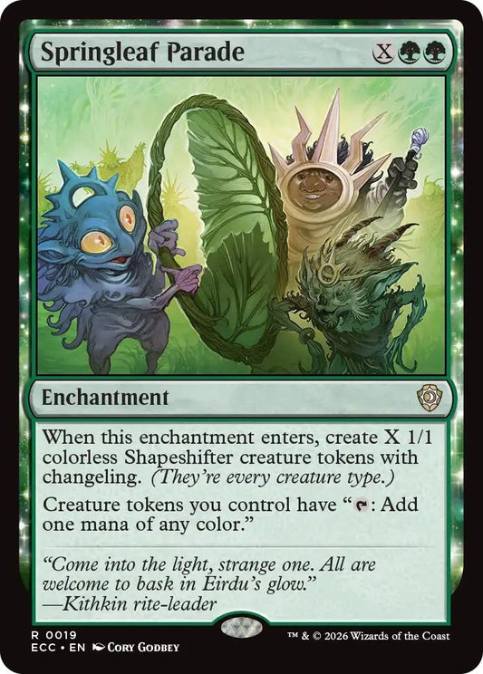 Image for Springleaf Parade (19) (Lorwyn Eclipsed) - Magic: The Gathering