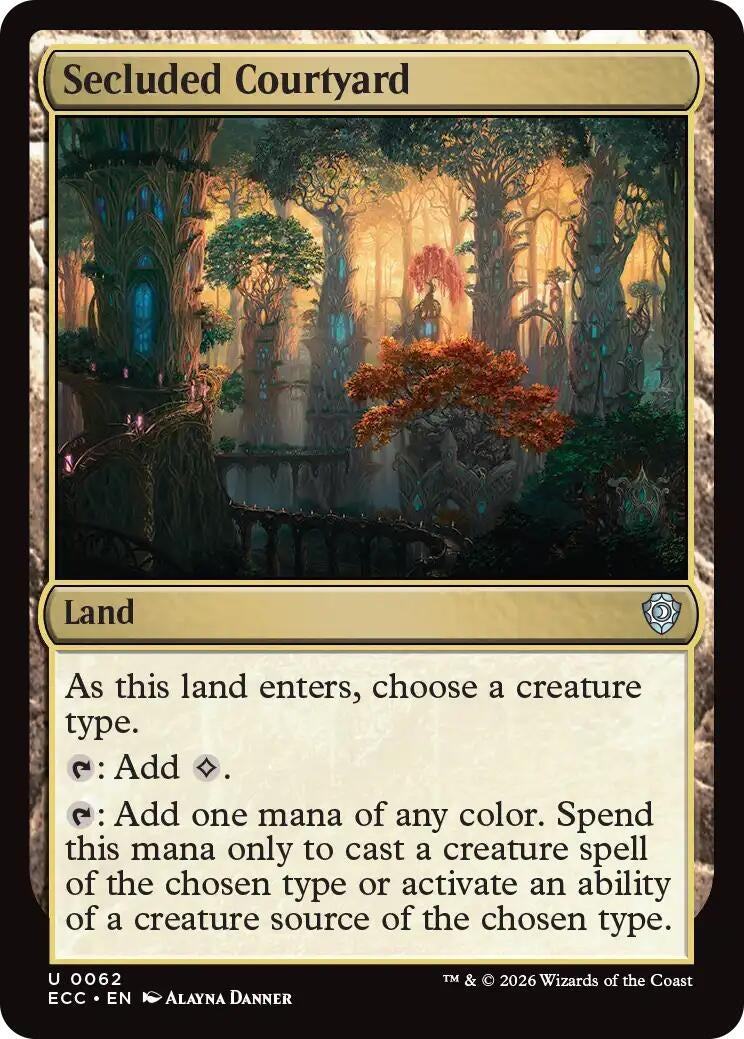 Image for Secluded Courtyard (62) (Lorwyn Eclipsed) - Magic: The Gathering