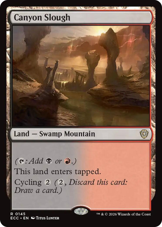 Image for Canyon Slough (145) (Lorwyn Eclipsed) - Magic: The Gathering