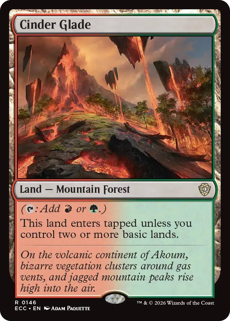 Image for Cinder Glade (146) (Lorwyn Eclipsed) - Magic: The Gathering