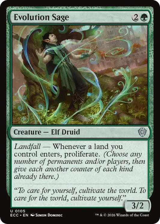 Image for Evolution Sage (105) (Lorwyn Eclipsed) - Magic: The Gathering