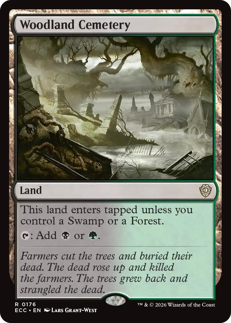 Image for Woodland Cemetery (176) (Lorwyn Eclipsed) - Magic: The Gathering