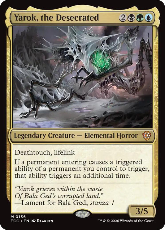 Image for Yarok, the Desecrated (136) (Lorwyn Eclipsed) - Magic: The Gathering