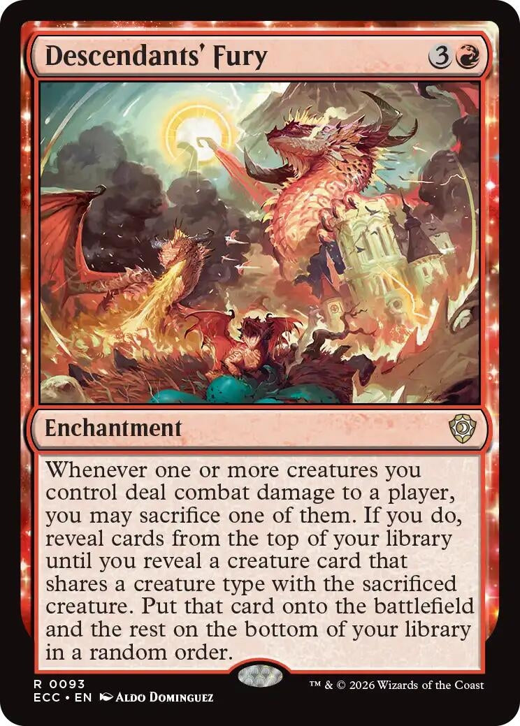 Image for Descendants' Fury (93) (Lorwyn Eclipsed) - Magic: The Gathering