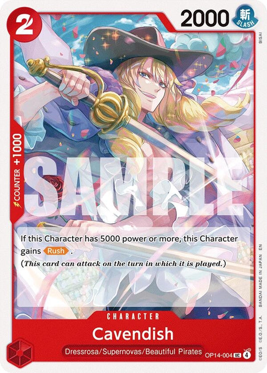 Image for Cavendish (OP14-004) - One Piece Card Game