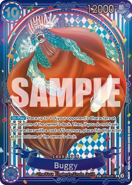 Image for Buggy - OP09-051 (SP) (OP09-051) - One Piece Card Game