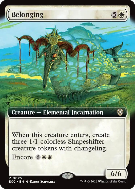 Image for Belonging (Extended Art) (25) (Lorwyn Eclipsed) - Magic: The Gathering