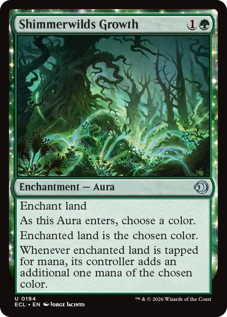 Image for Shimmerwilds Growth (194) (Lorwyn Eclipsed) - Magic: The Gathering