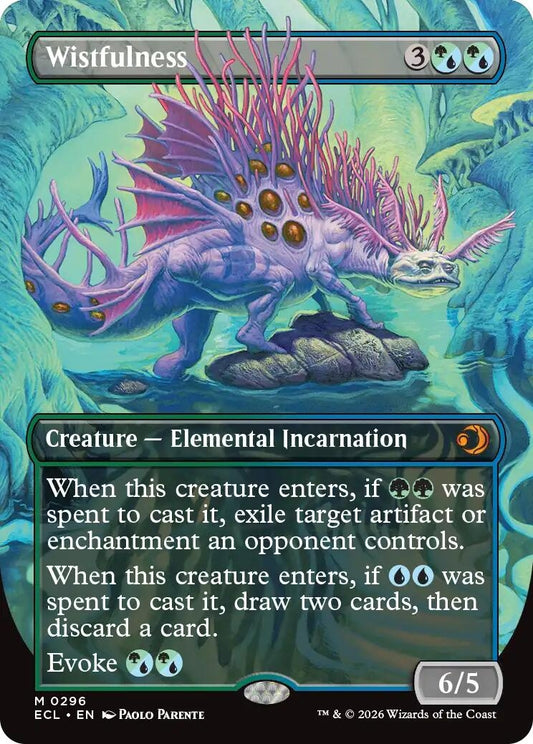 Image for Wistfulness (Borderless) (296) (Lorwyn Eclipsed) - Magic: The Gathering