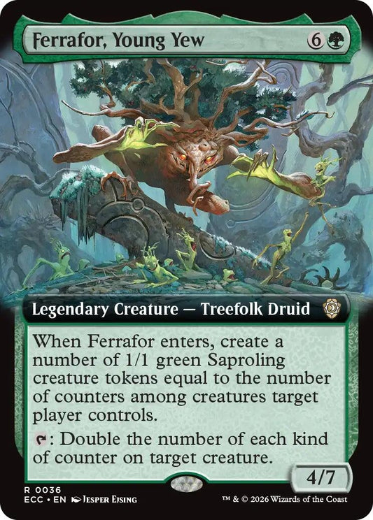 Image for Ferrafor, Young Yew (Extended Art) (36) (Lorwyn Eclipsed) - Magic: The Gathering