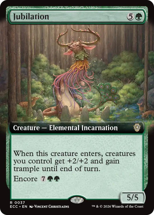 Image for Jubilation (Extended Art) (37) (Lorwyn Eclipsed) - Magic: The Gathering