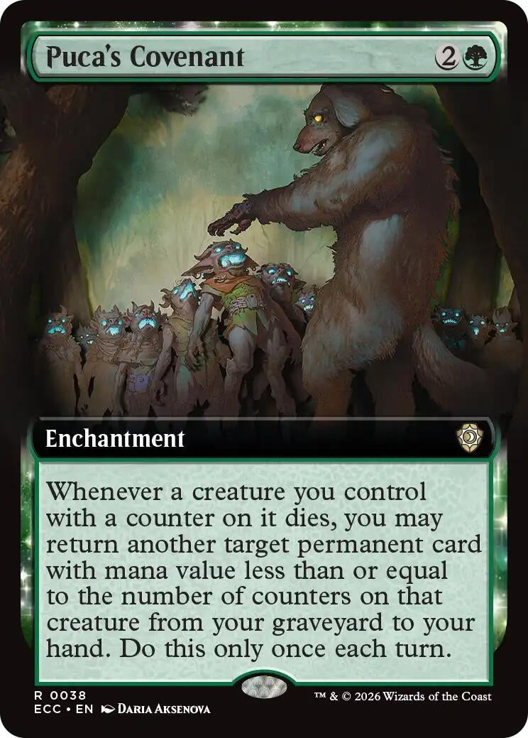 Image for Puca's Covenant (Extended Art) (38) (Lorwyn Eclipsed) - Magic: The Gathering