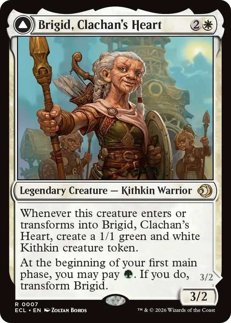 Image for Brigid, Clachan's Heart (7) (Lorwyn Eclipsed) - Magic: The Gathering