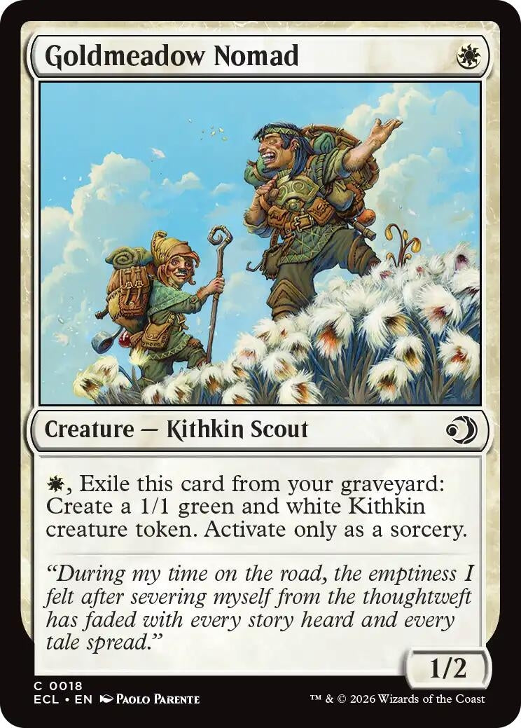 Image for Goldmeadow Nomad (18) (Lorwyn Eclipsed) - Magic: The Gathering