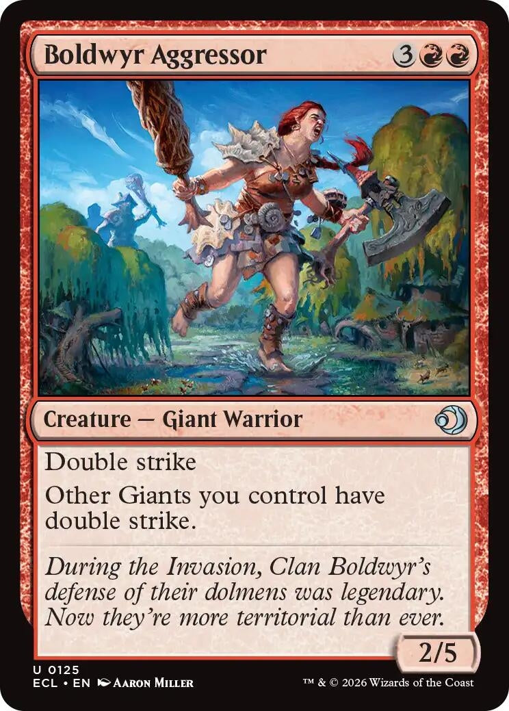 Image for Boldwyr Aggressor (125) (Lorwyn Eclipsed) - Magic: The Gathering