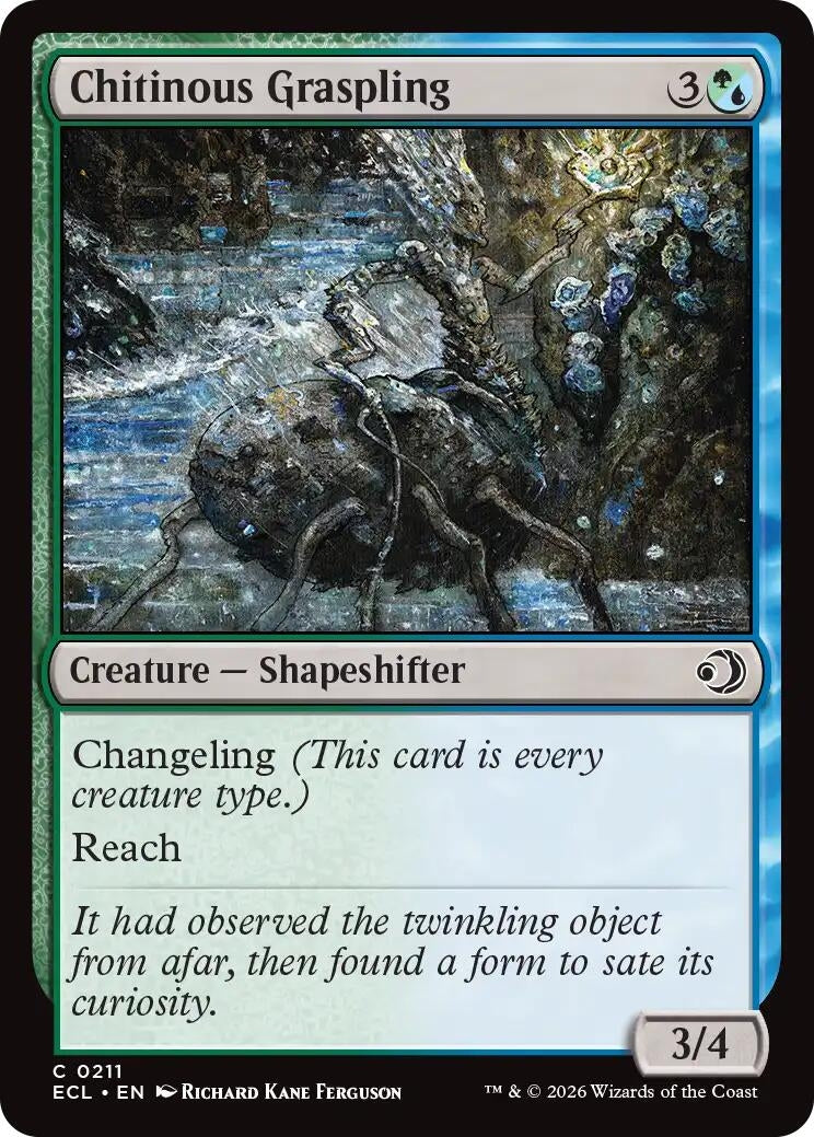 Image for Chitinous Graspling (211) (Lorwyn Eclipsed) - Magic: The Gathering