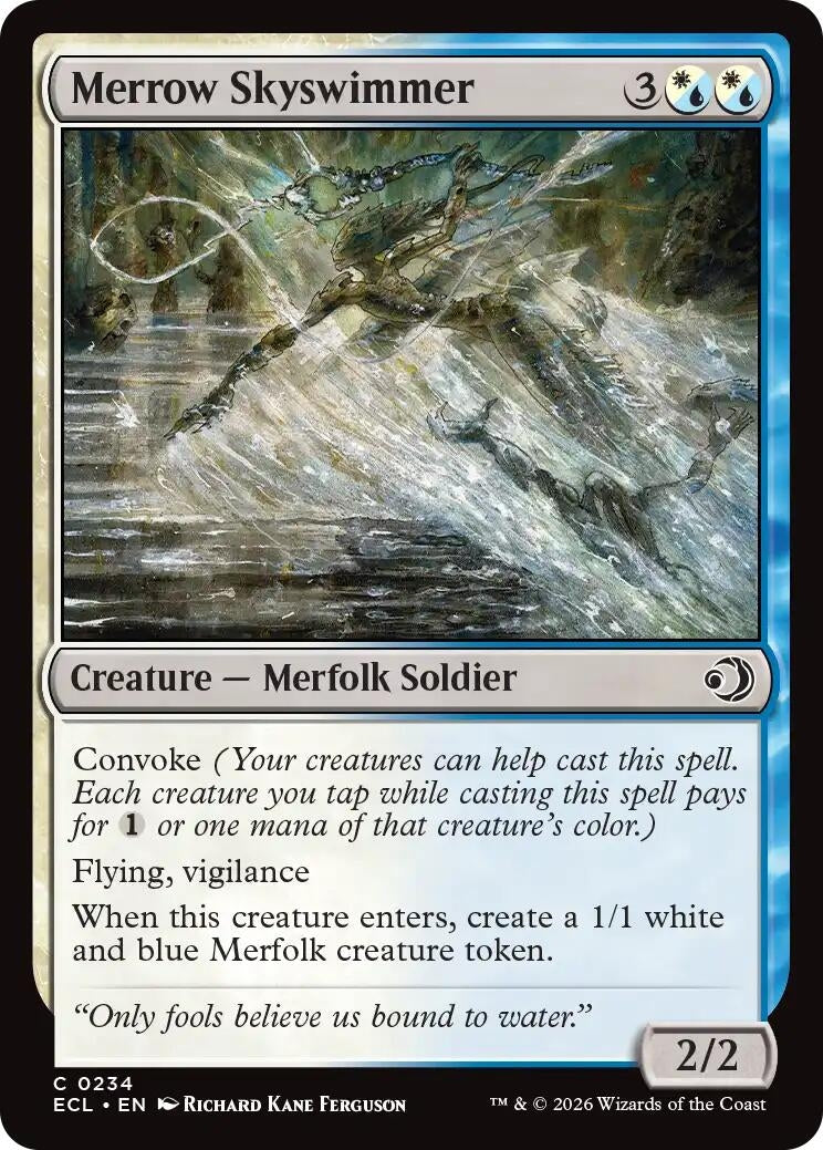 Image for Merrow Skyswimmer (234) (Lorwyn Eclipsed) - Magic: The Gathering