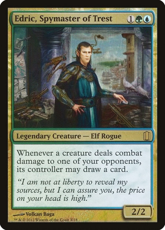 Image for Edric, Spymaster of Trest (8) (Commander's Arsenal) - Magic: The Gathering