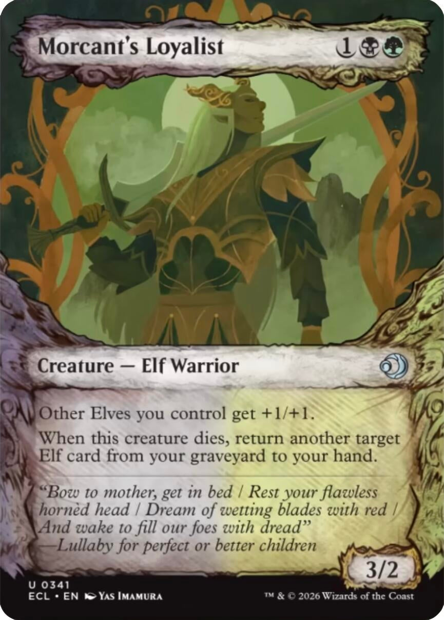 Image for Morcant's Loyalist (Showcase) (341) (Lorwyn Eclipsed) - Magic: The Gathering