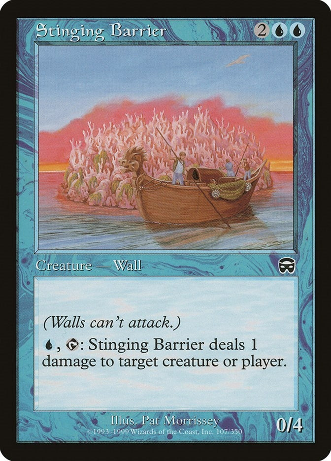 Image for Stinging Barrier (107) (Mercadian Masques) - Magic: The Gathering