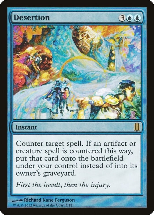 Image for Desertion (4) (Commander's Arsenal) - Magic: The Gathering