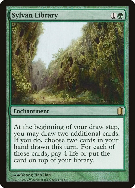 Image for Sylvan Library (17) (Commander's Arsenal) - Magic: The Gathering