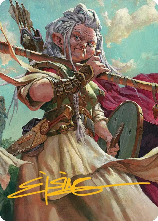 Image for Brigid, Clachan's Heart Art Card (Gold-Stamped Signature) (29) (Lorwyn Eclipsed) - Magic: The Gathering