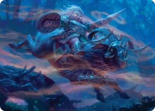 Image for Bristlebane Outrider Art Card (18) (Lorwyn Eclipsed) - Magic: The Gathering