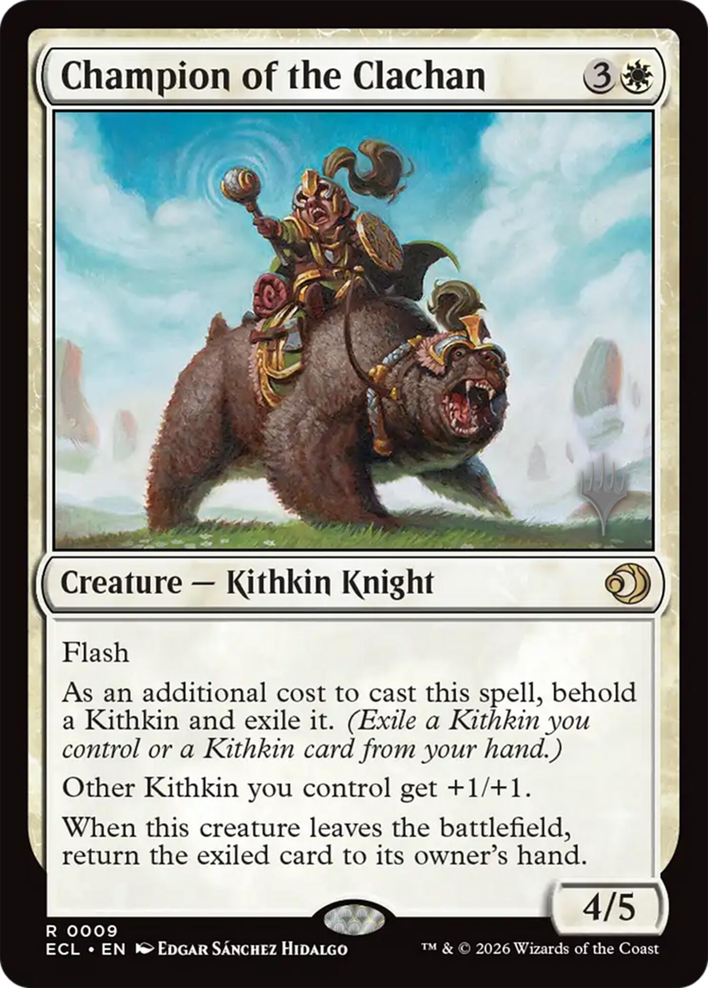 Image for Champion of the Clachan (9) (Lorwyn Eclipsed) - Magic: The Gathering